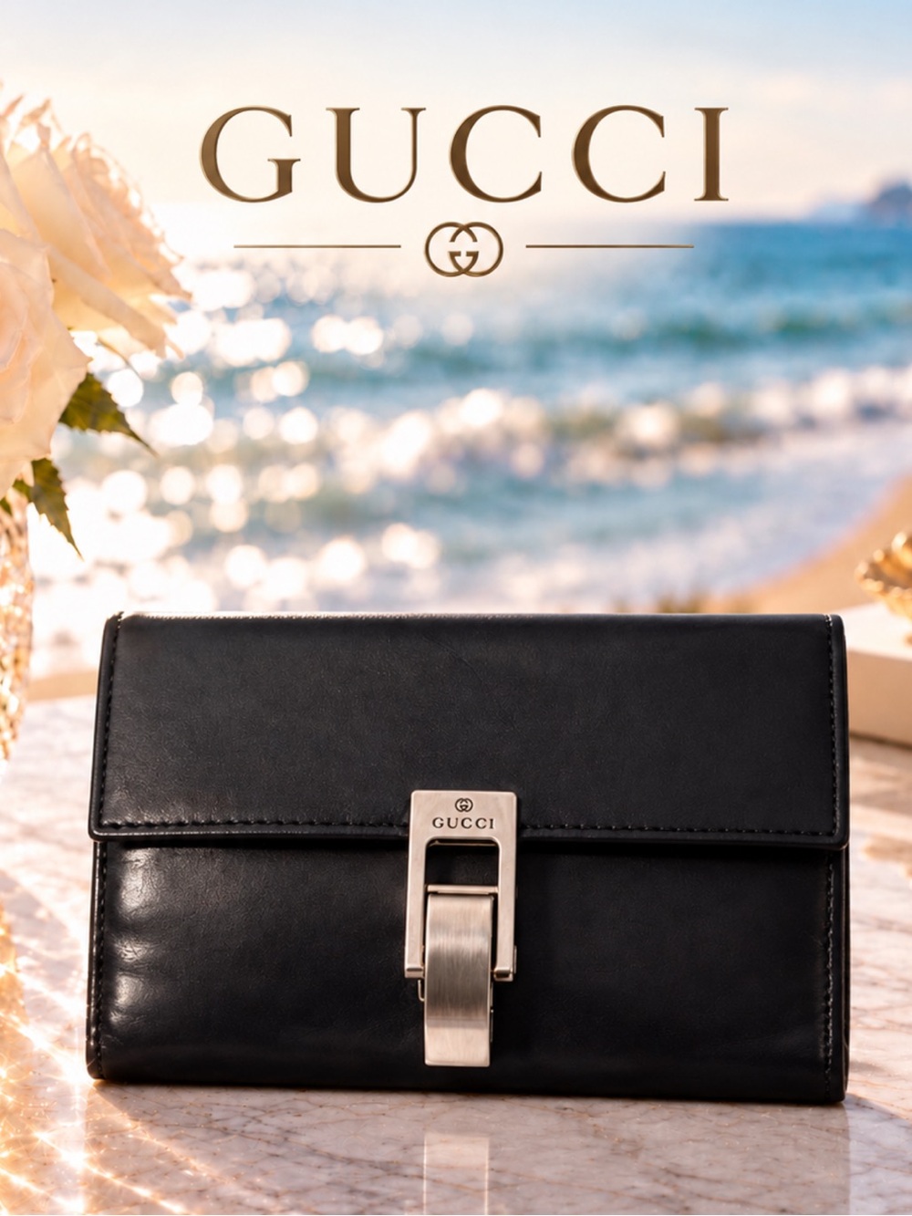 Gucci Vintage Buckle Wallet